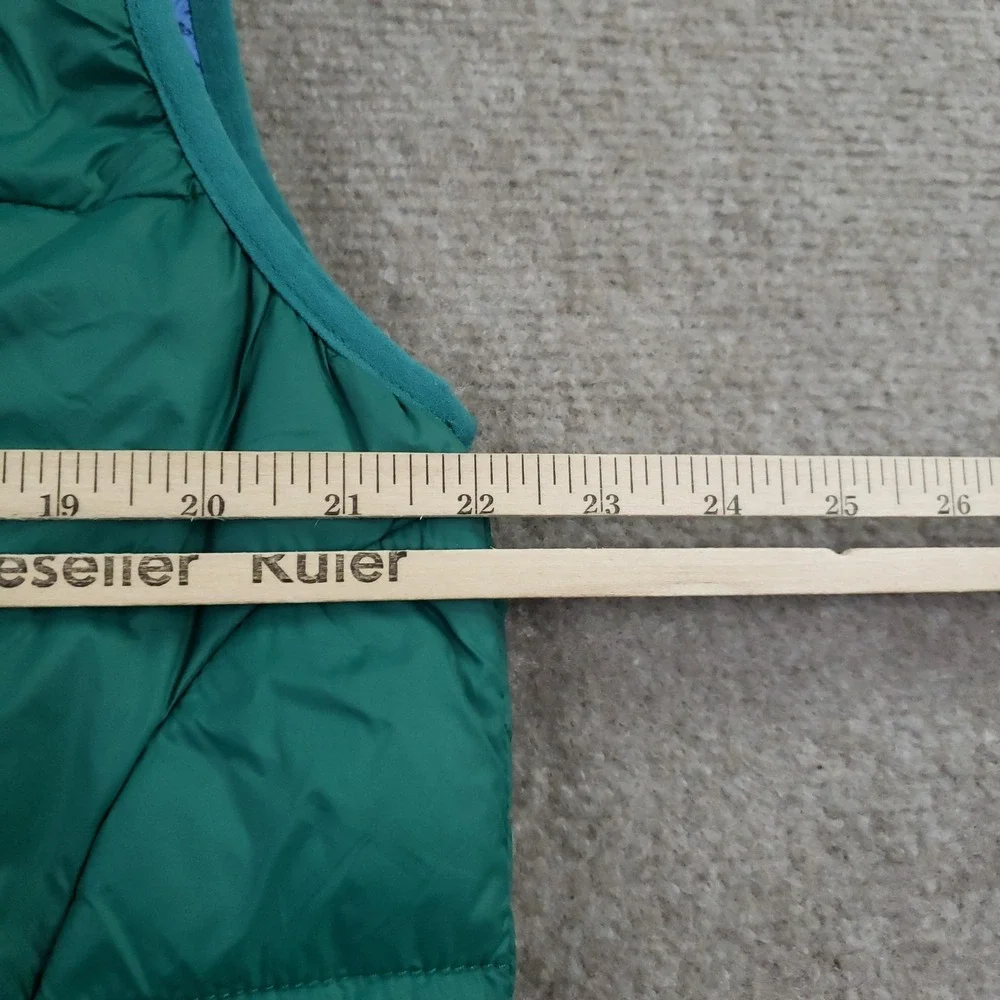 Johnnie-O Vest Mens Large Green Puffer Quilted Full Zip‎ Lightweight Hiking
